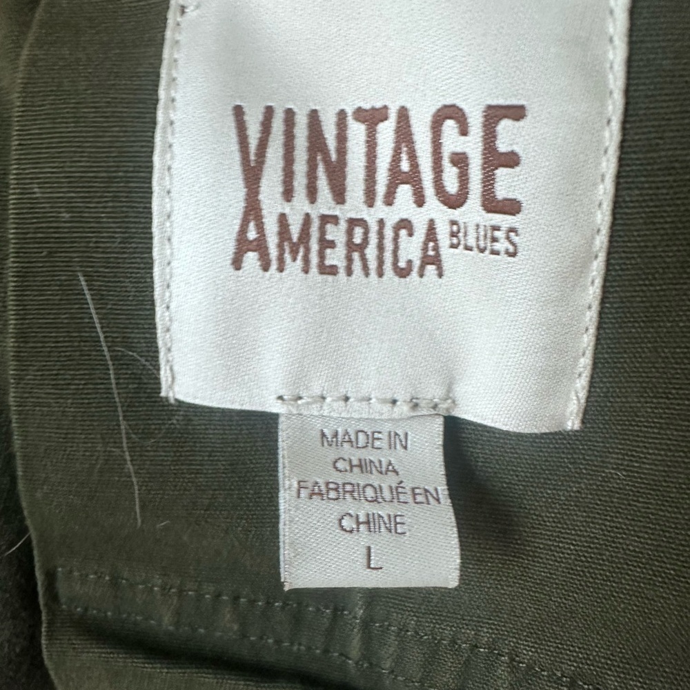 Vintage American Blues military style jacket Woman’s size L​​​ - Picture 4 of 5